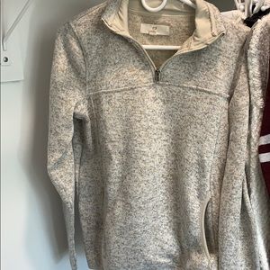 Tan fleece pullover